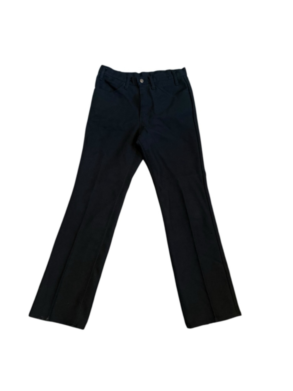 Vintage Levi’s Sta-Prest Pants Mens 32x32 Black USA Made Polyester Dress Slacks